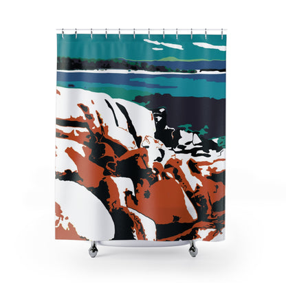 Bay of Fires Shower Curtain