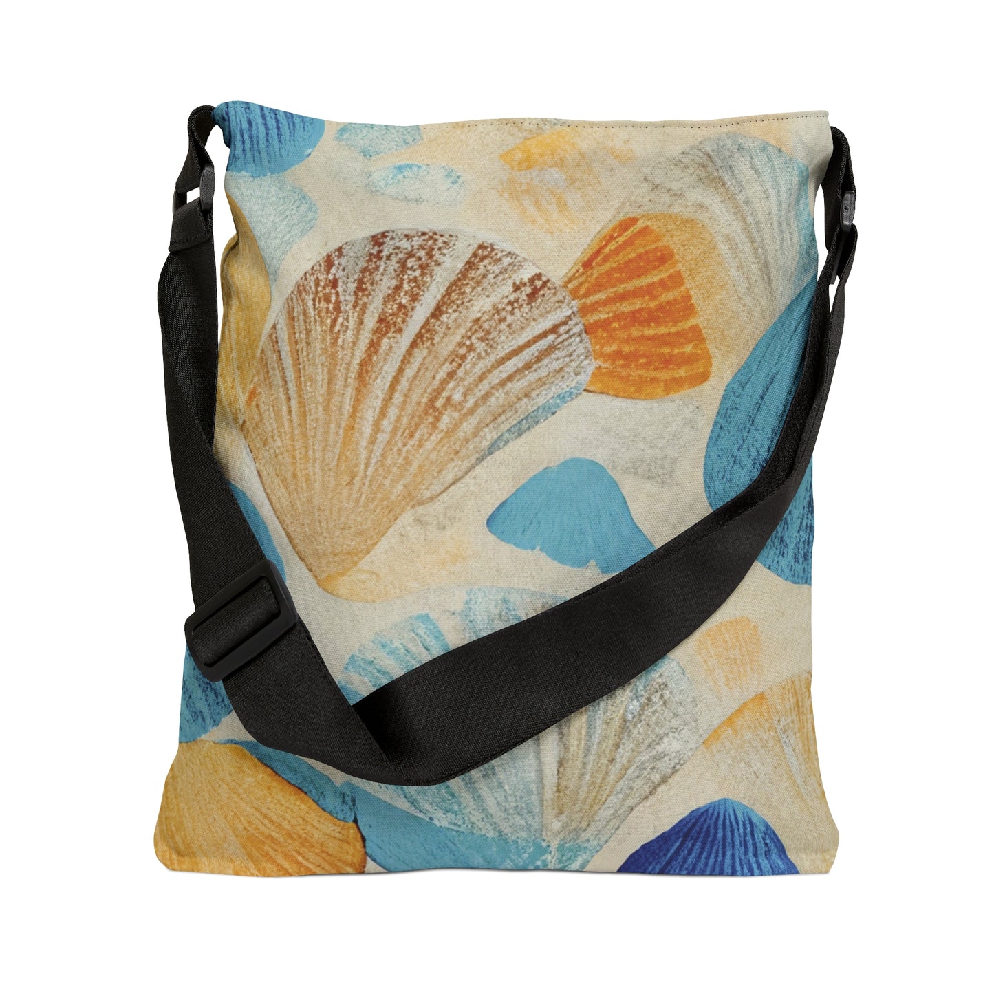 Collecting Shells Adjustable Tote Bag