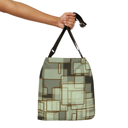 Retro Metropolis Adjustable Tote Bag