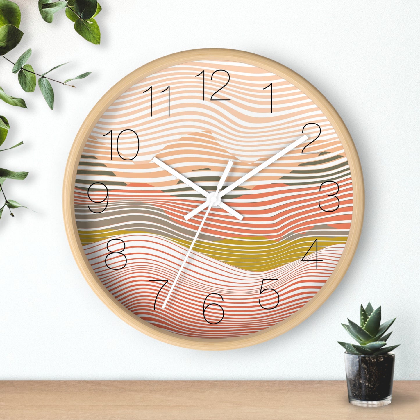 Summer Heatwave Wall Clock