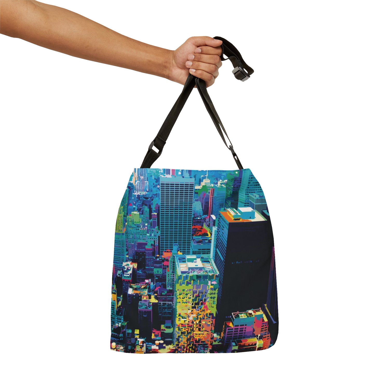 Manhattan from the Rockefeller Centre Adjustable Tote Bag