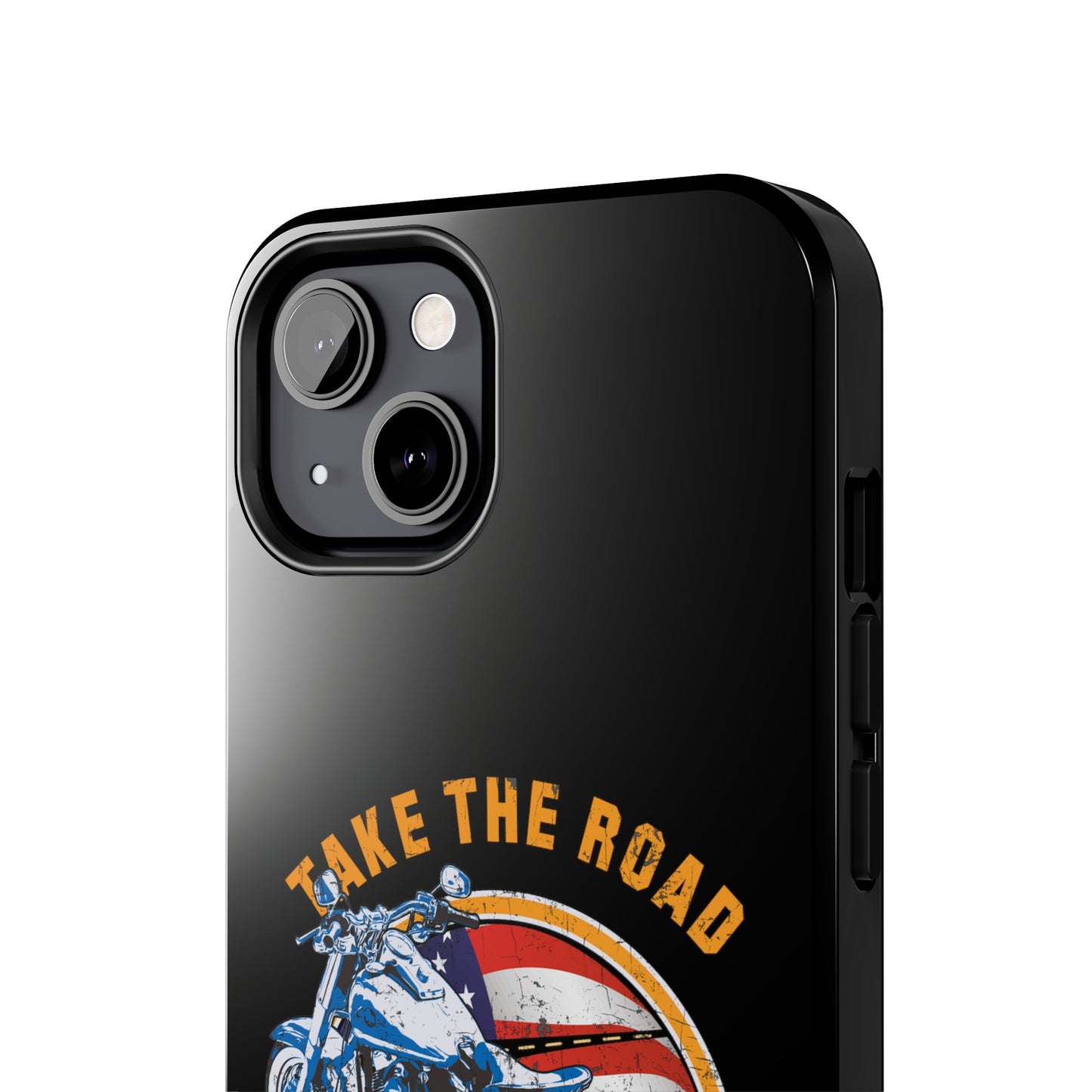 Take the road less traveled Black USA Version! Tough Phone Cases