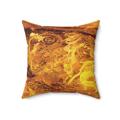 Dreaming Spun Polyester Square Pillow