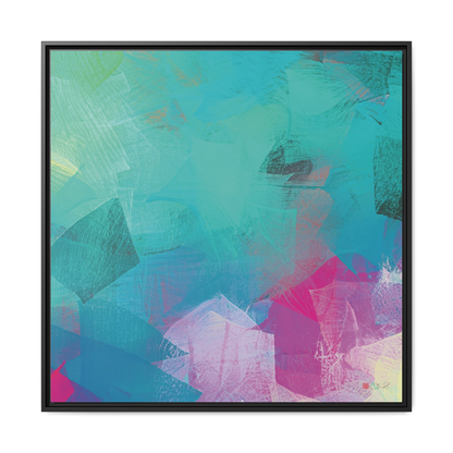 It's Raining Outside - 36x36" Framed Canvas