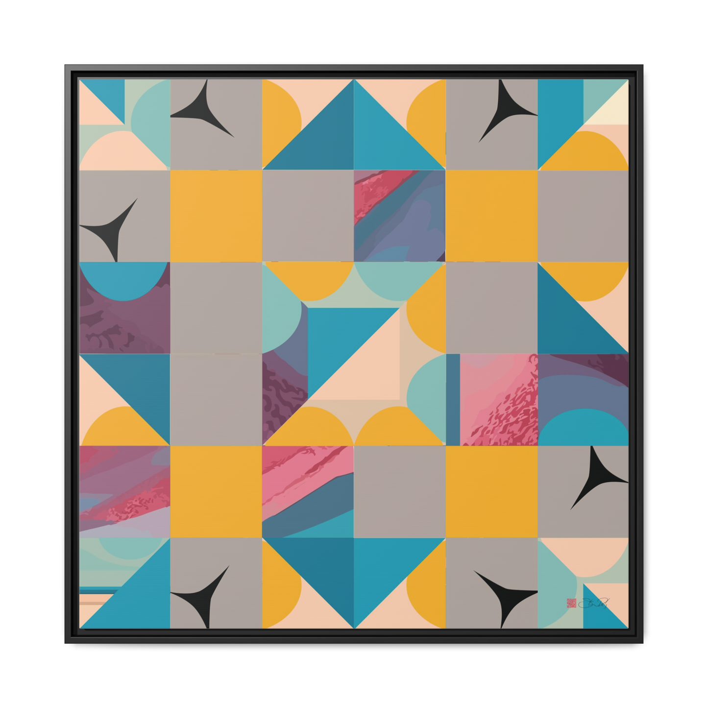 Captured Moments - 36x36" Framed Canvas