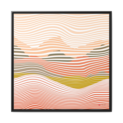 Summer Heatwave - 36x36" Framed Canvas
