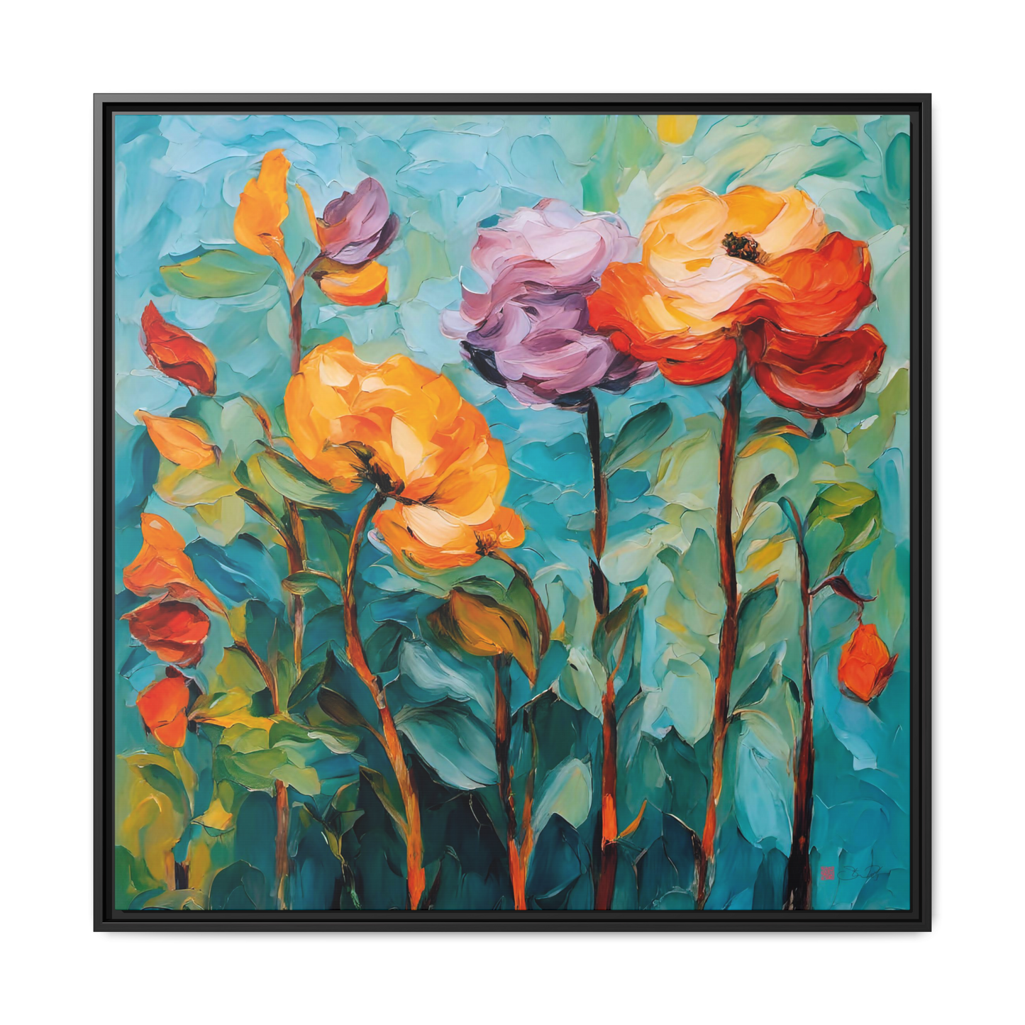 How does your garden grow? - 36x36" Framed Canvas