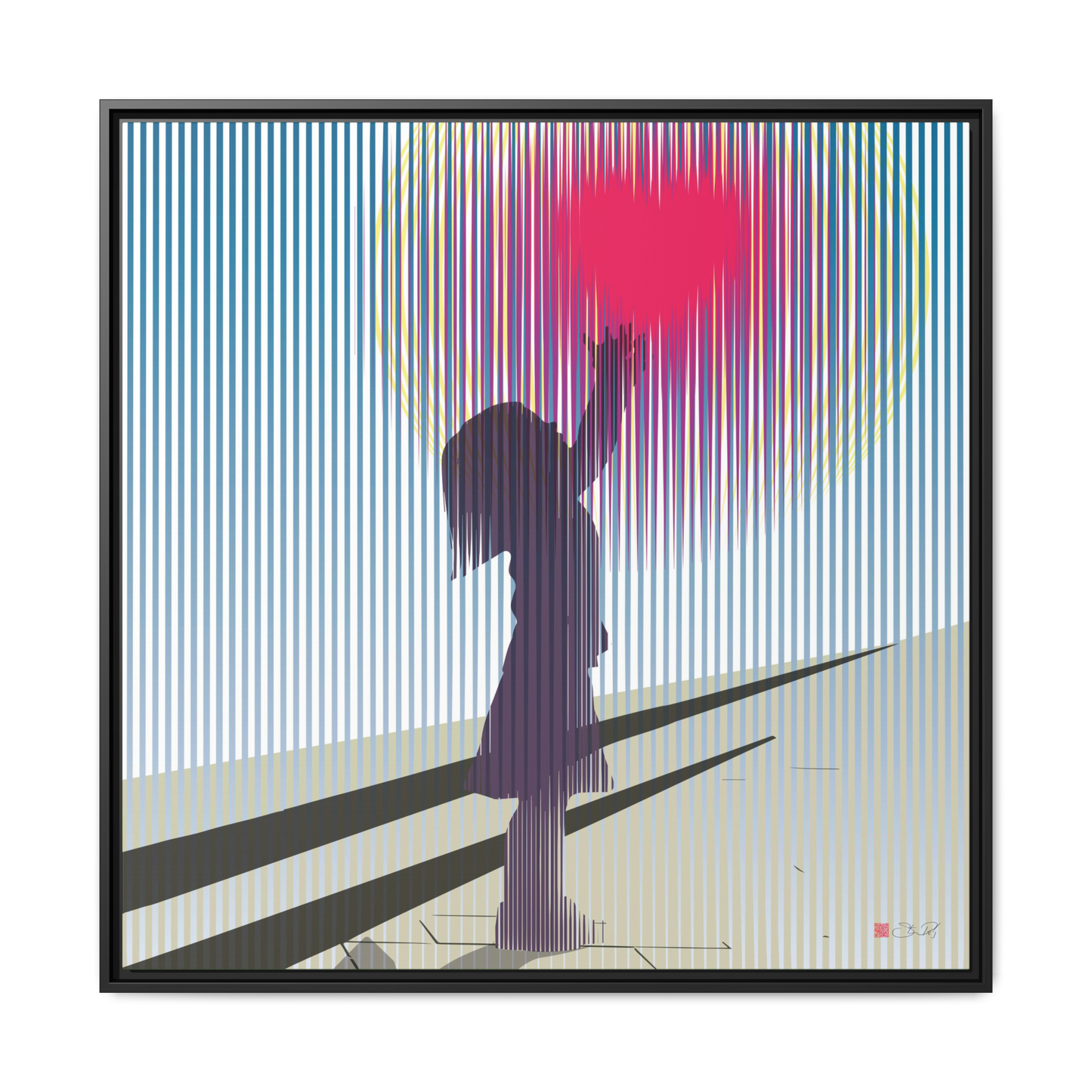 Reach - 36x36" Framed Canvas