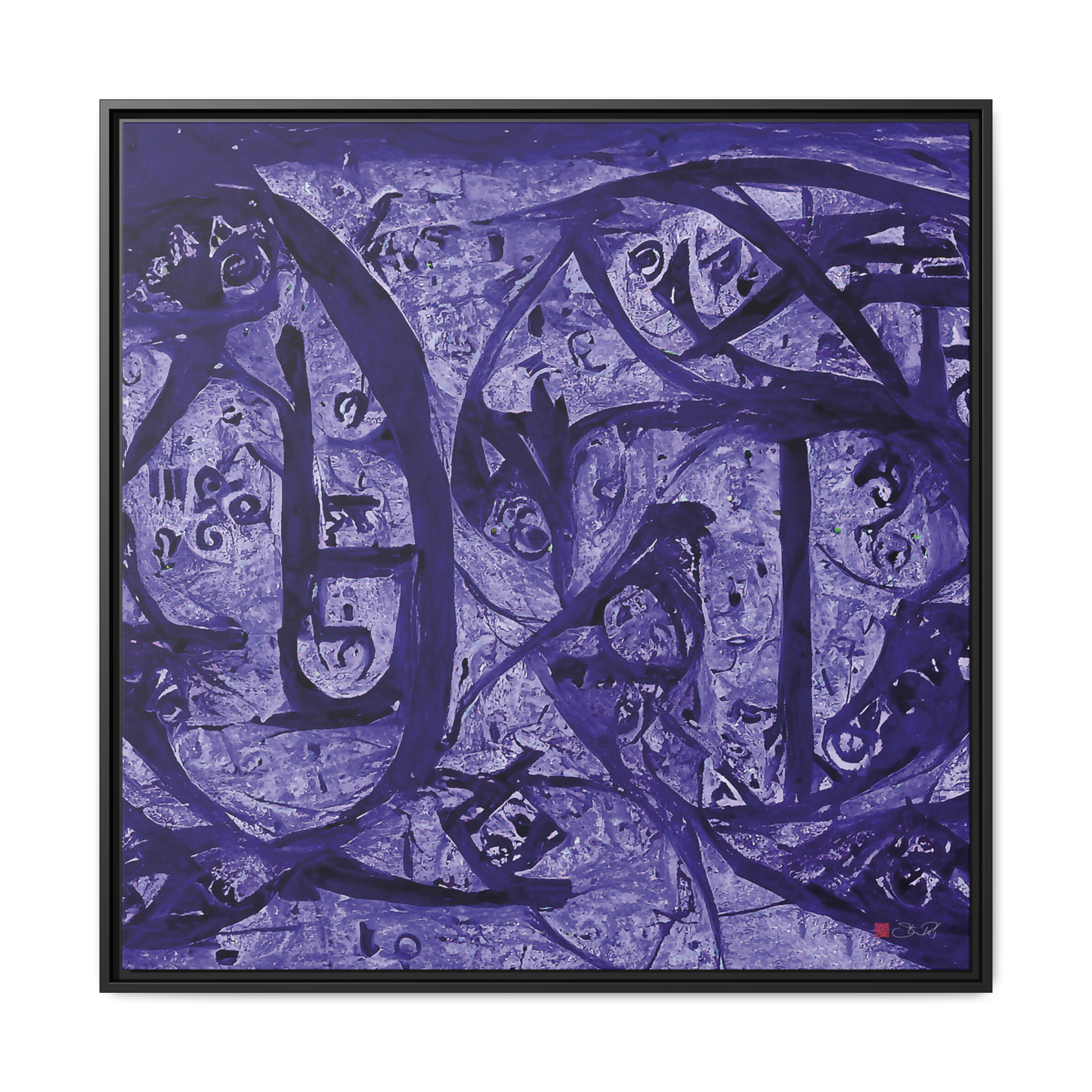 Cycles of Strength - 36x36" Framed Canvas