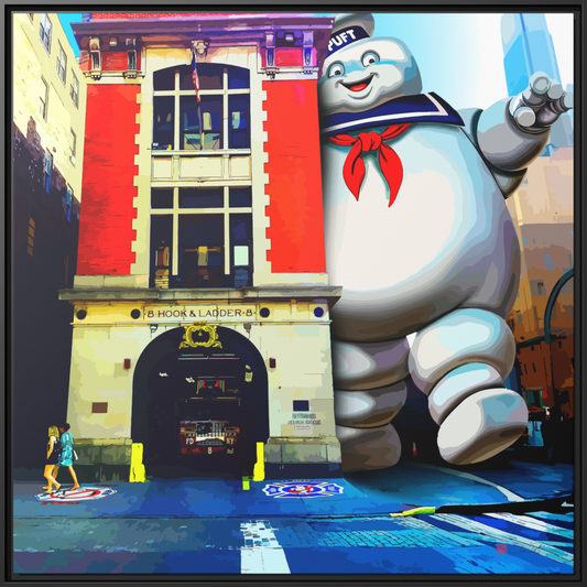 New York City Hook & Ladder 8, the iconic firehouse made famous by Ghostbusters.