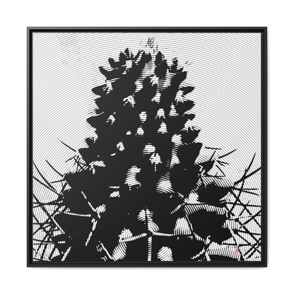 Darkside of Nature - 36x36" Framed Canvas