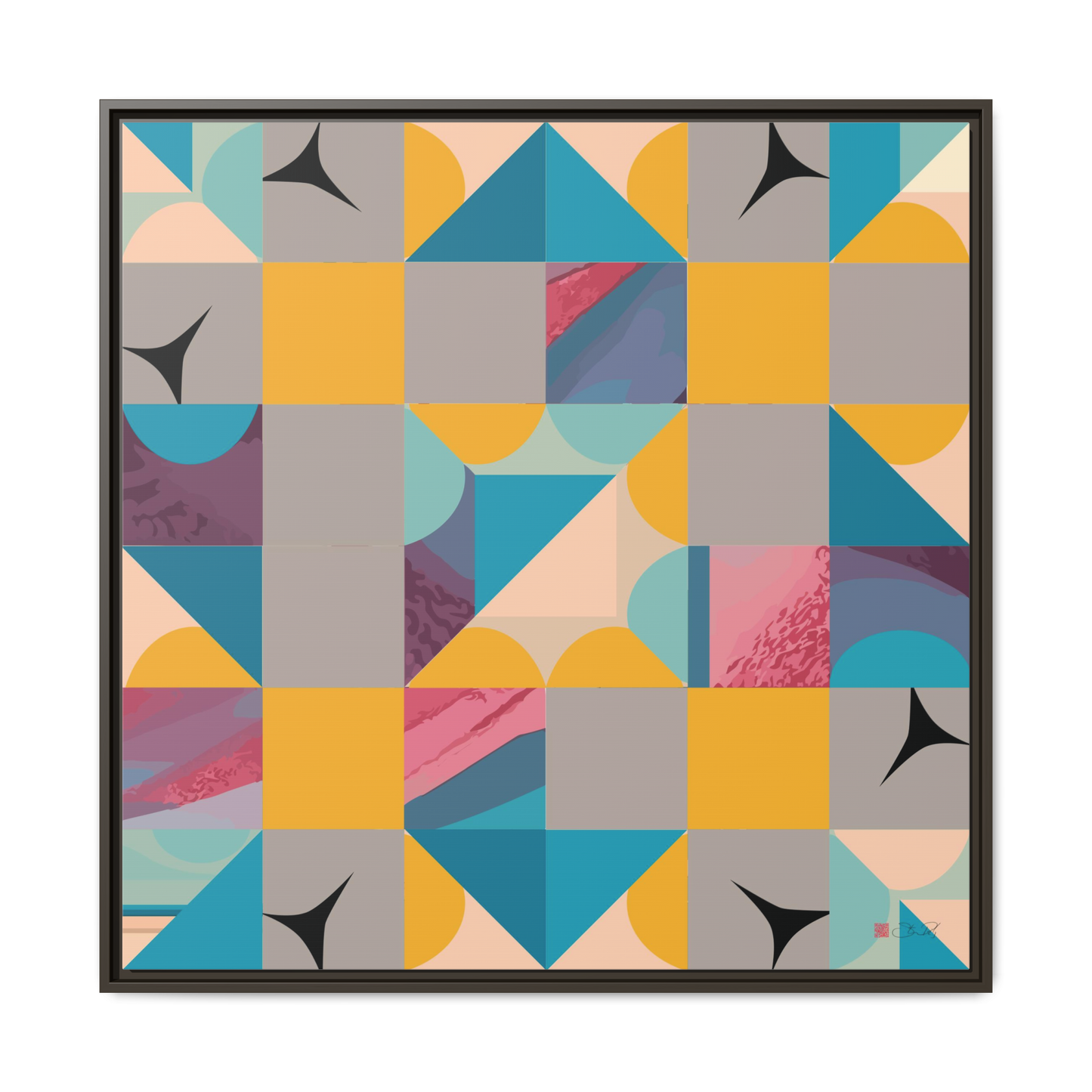 Captured Moments - 36x36" Framed Canvas