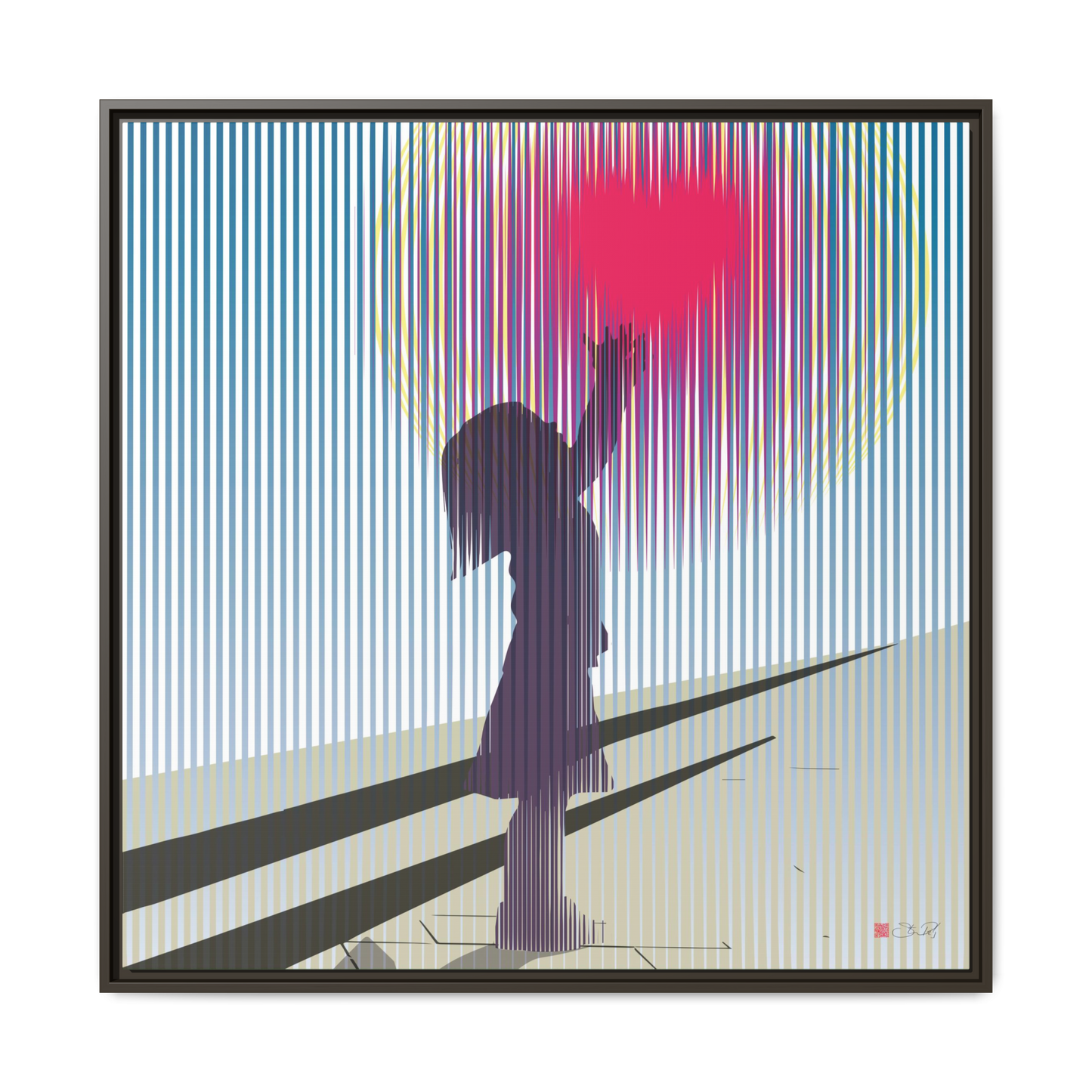 Reach - 36x36" Framed Canvas