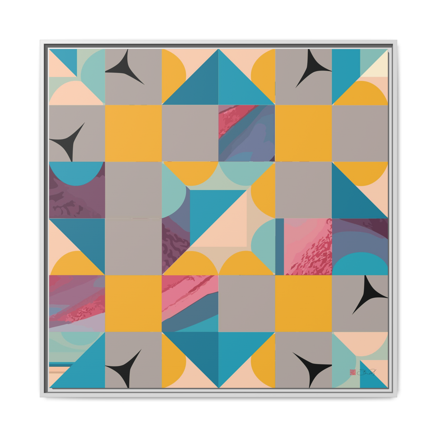 Captured Moments - 36x36" Framed Canvas