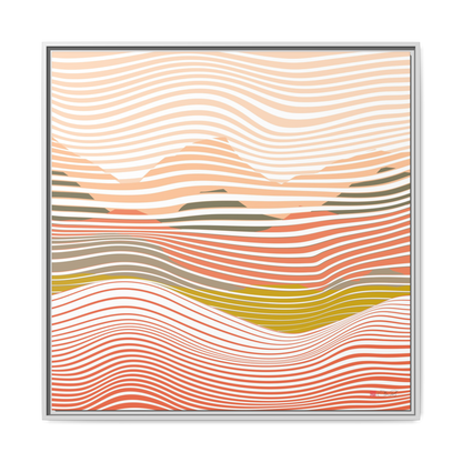 Summer Heatwave - 36x36" Framed Canvas