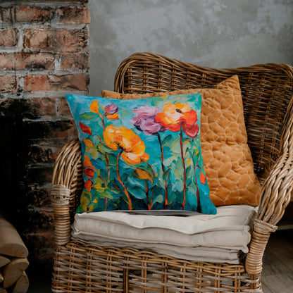 How does your garden grow? Spun Polyester Square Pillow