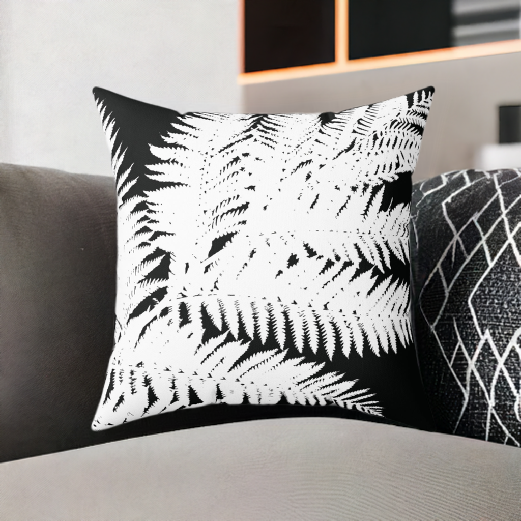 Tree Fern Spun Polyester Square Pillow