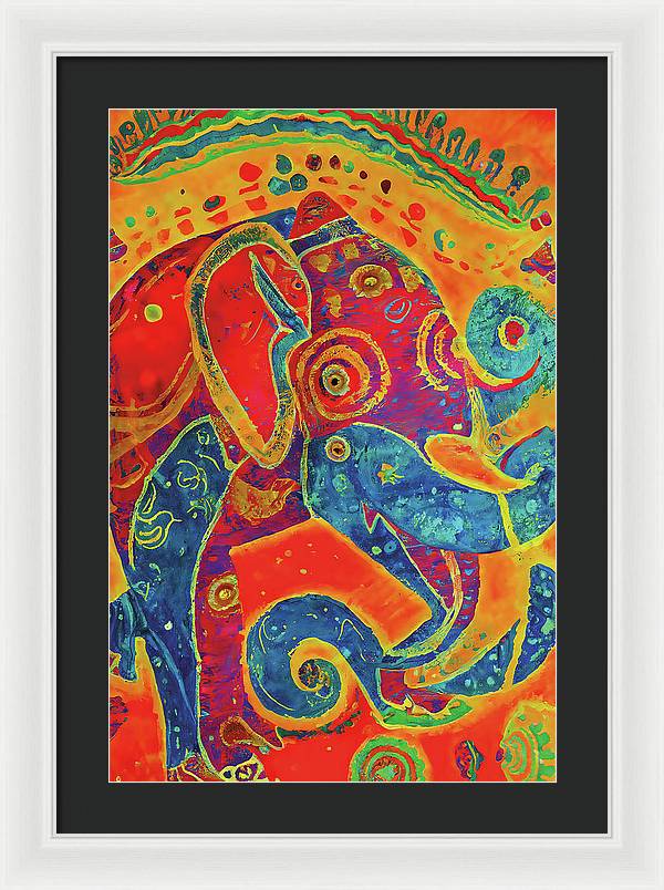 Elephant Regalia - Framed Print