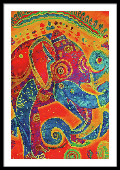 Elephant Regalia - Framed Print