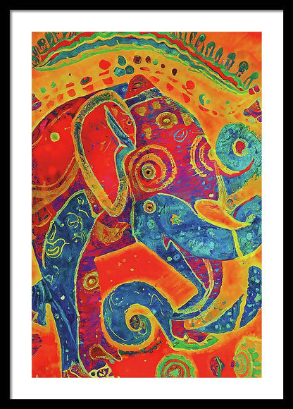 Elephant Regalia - Framed Print