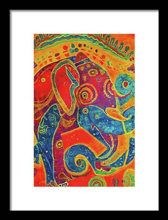 Elephant Regalia - Framed Print