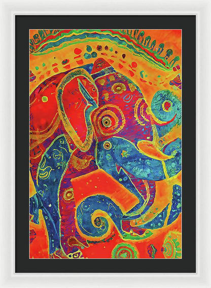 Elephant Regalia - Framed Print