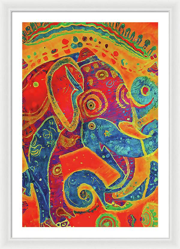 Elephant Regalia - Framed Print