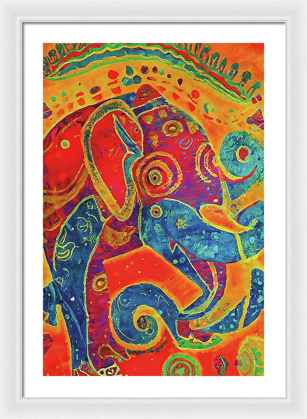 Elephant Regalia - Framed Print