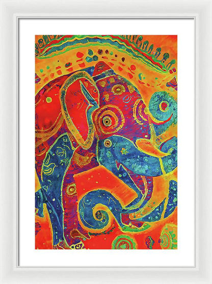 Elephant Regalia - Framed Print