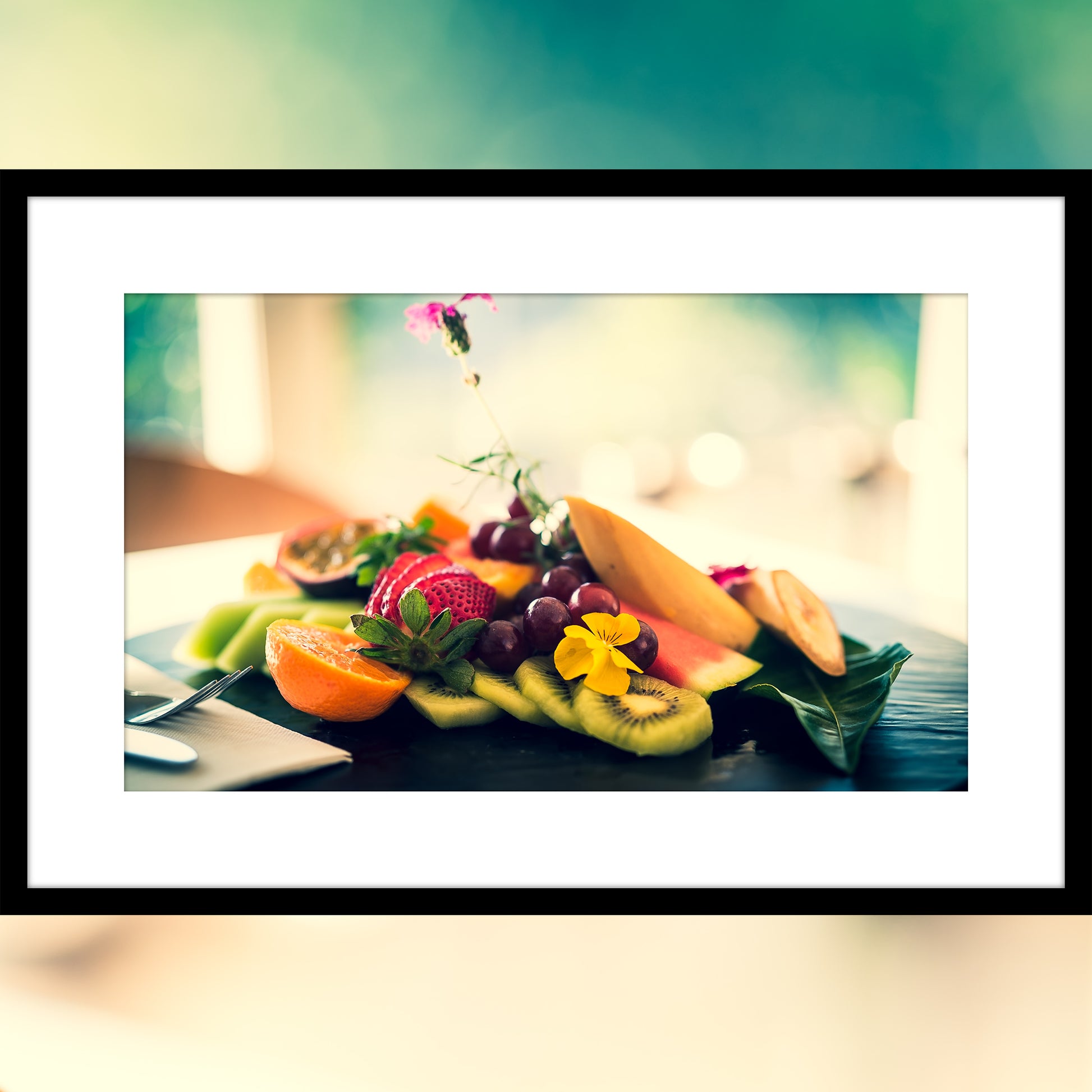 Healthy Breakfast. Promotional fruit platter pic for cafe, resort or rStart your day with a burst of freshness and energy with this Healthy Breakfast digital download. Enhance your digital menu display for cafes, resorts, and restauranDigital MenuSteveRileyArt.comPromotional fruit platter pic