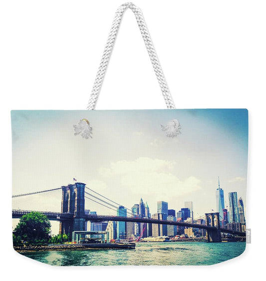 Long Island, Brooklyn, New York in Colour - Weekender Tote Bag