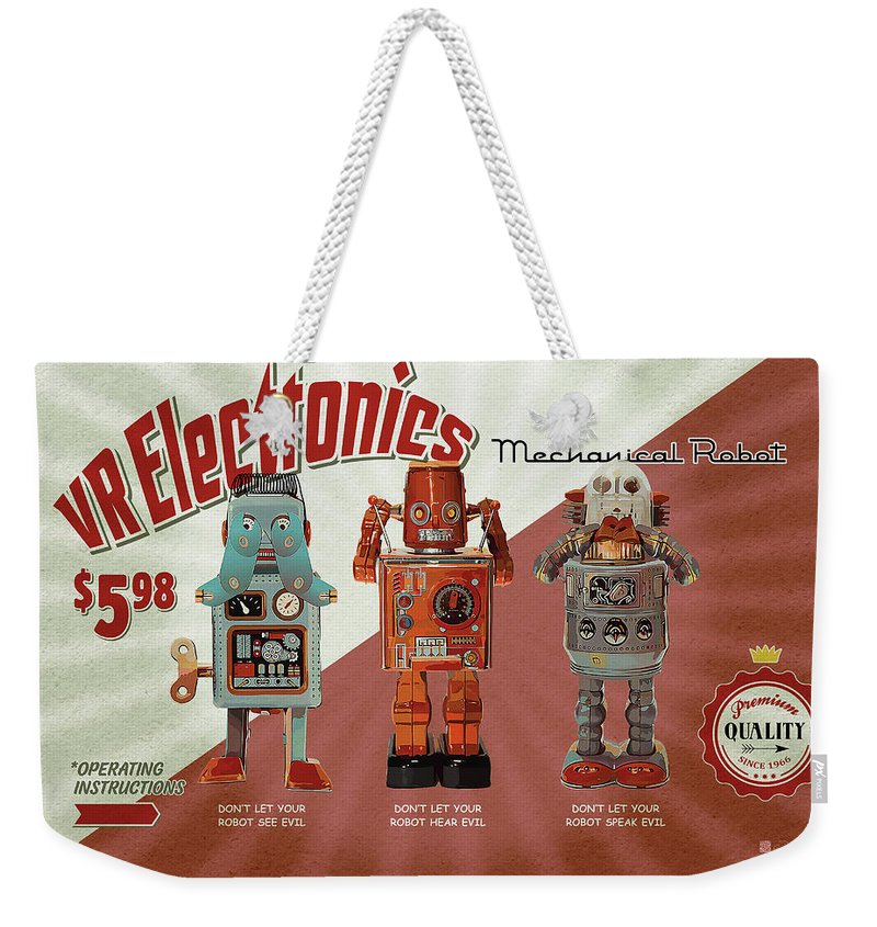 3 Wise Robots - Weekender Tote Bag