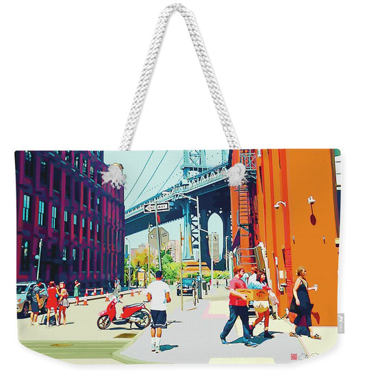 Summer in Dumbo - Weekender Tote Bag