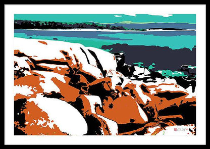 Bay of Fires - Framed Print