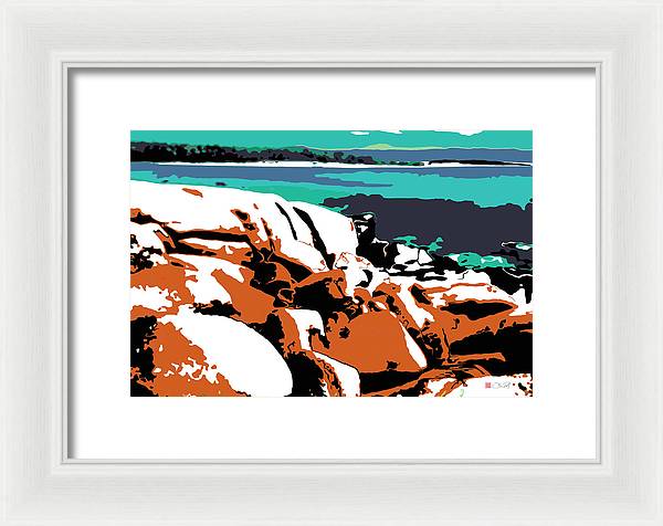 Bay of Fires - Framed Print