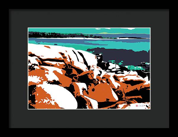 Bay of Fires - Framed Print