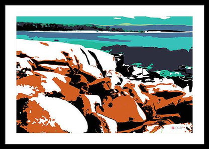 Bay of Fires - Framed Print