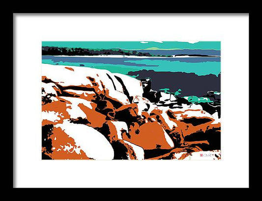 Bay of Fires - Framed Print