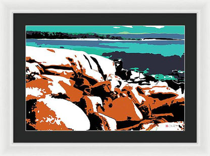 Bay of Fires - Framed Print