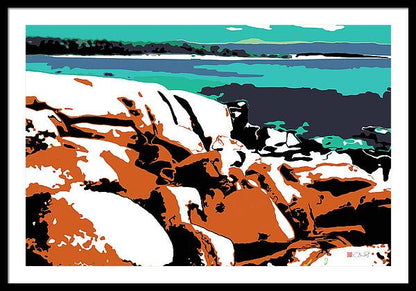 Bay of Fires - Framed Print