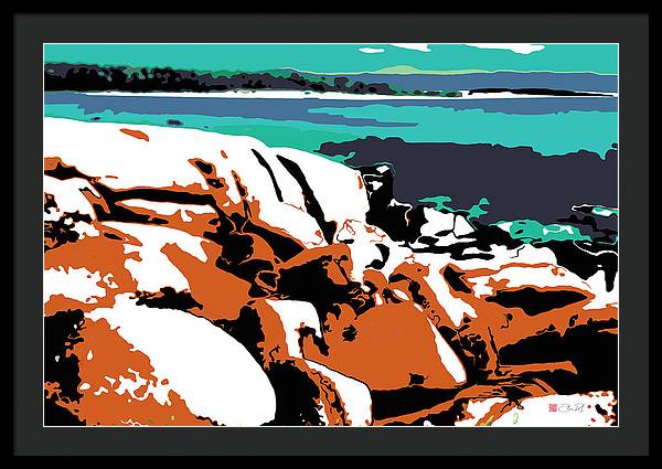 Bay of Fires - Framed Print