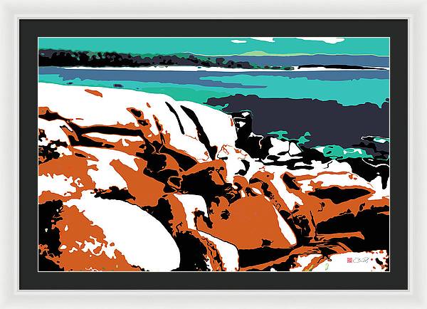 Bay of Fires - Framed Print