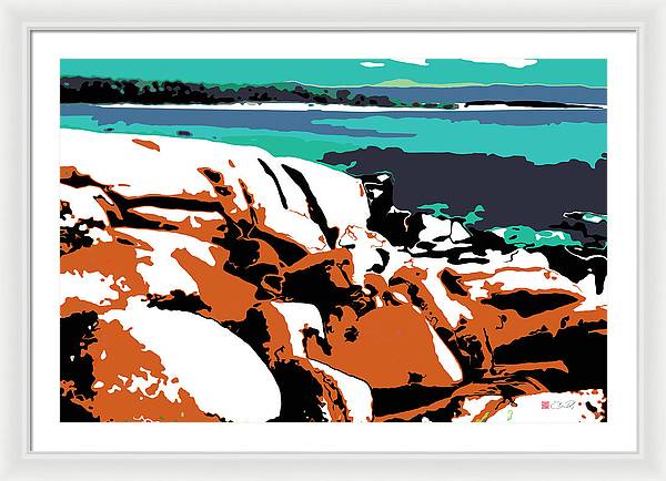 Bay of Fires - Framed Print