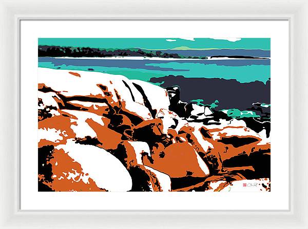 Bay of Fires - Framed Print