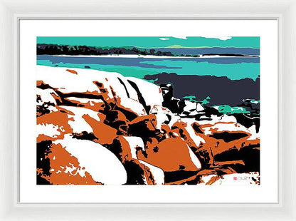 Bay of Fires - Framed Print