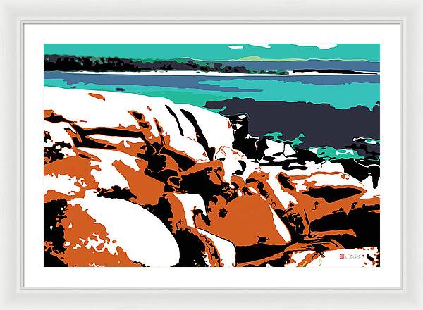 Bay of Fires - Framed Print