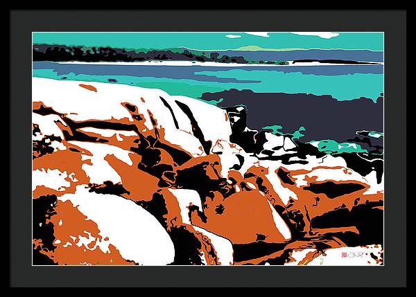 Bay of Fires - Framed Print