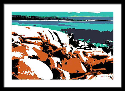 Bay of Fires - Framed Print