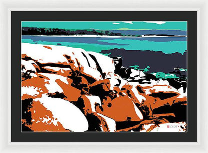 Bay of Fires - Framed Print