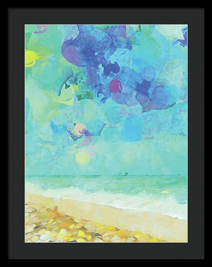 Beachcombing - Framed Print